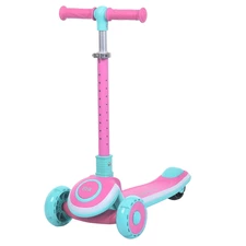 Детский самокат iTrike JR3-171-P розовый Maxi-big с тремя колесами